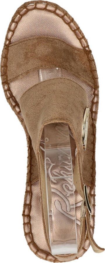 Replay Susan Micro Met Sandalen Touwzool beige