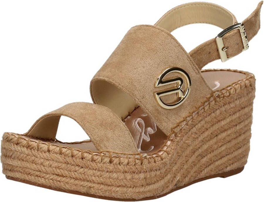 Replay Susan Micro Met Sandalen Touwzool beige