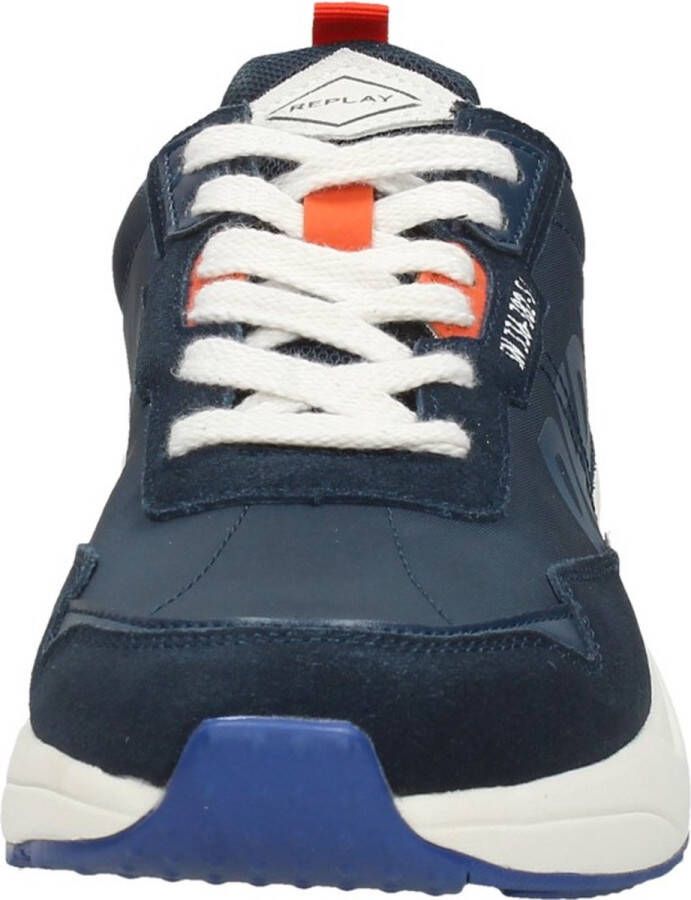Replay Tennet Tint 2 Sneakers Laag Blauw