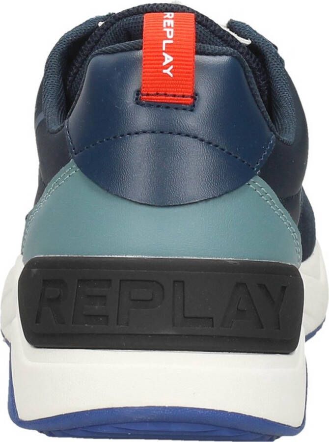 Replay Tennet Tint 2 Sneakers Laag Blauw