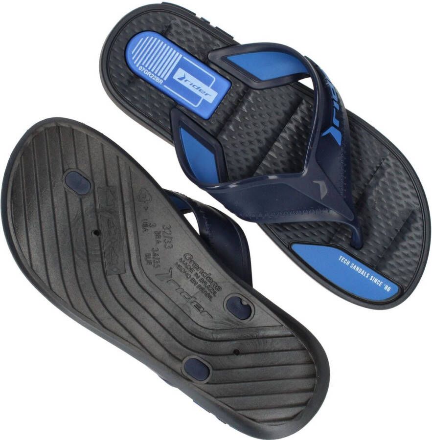 Rider Slipper Jongens Blauw