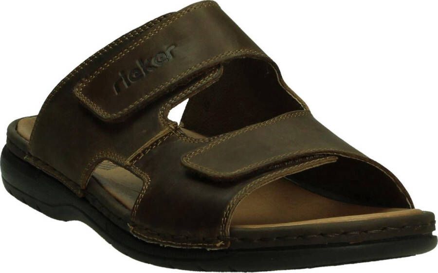 Rieker 25592 Comfort slippers Heren Bruin 25 -Tabak - Foto 8