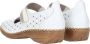 Rieker Witte zomerslip-on met geperforeerd ontwerp en klittenbandsluiting White Dames - Thumbnail 7