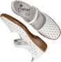 Rieker Witte zomerslip-on met geperforeerd ontwerp en klittenbandsluiting White Dames - Thumbnail 9