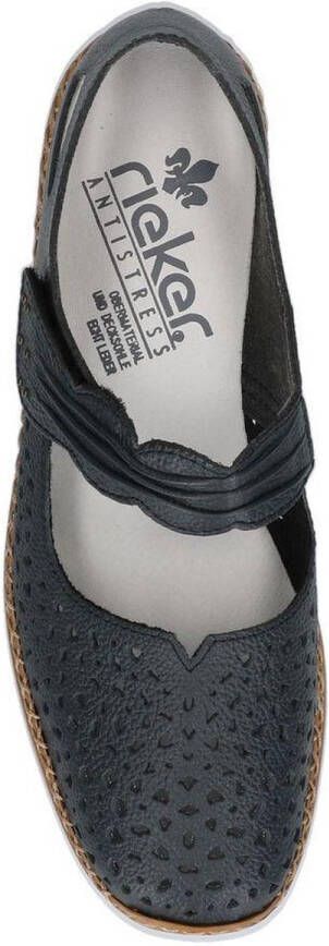 Rieker Bandschoen 41399-14 Blauw