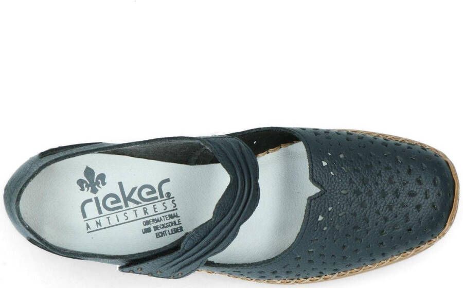 Rieker Bandschoen 41399-14 Blauw