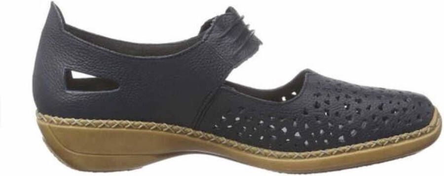 Rieker Bandschoen 41399-14 Blauw