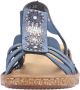 Rieker Sandalen zomerschoen sandaal sleehak met decoratieve parels - Thumbnail 8
