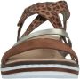 Rieker Comfortabel Sandalen Plat cognac - Thumbnail 7