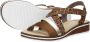 Rieker Comfortabel Sandalen Plat cognac - Thumbnail 10