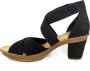 Rieker Zwarte Synthetische Hoge Hak Sandalen Black Dames - Thumbnail 7