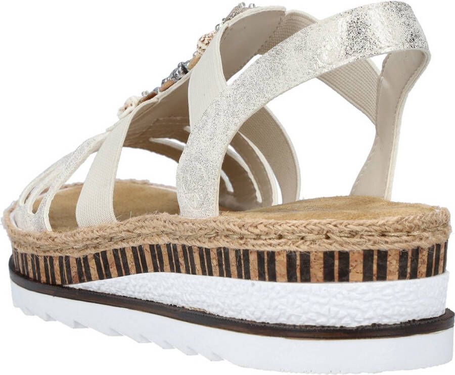 Rieker -Dames beige sandalen