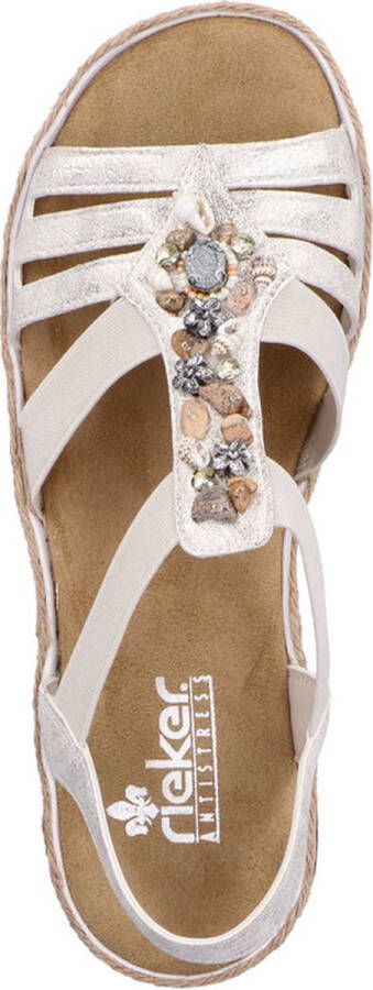 Rieker -Dames beige sandalen