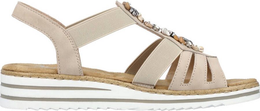 Rieker -Dames beige sandalen
