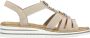 Rieker Sandalen zomerschoen sandaal sleehak met zomerse versiering - Thumbnail 5