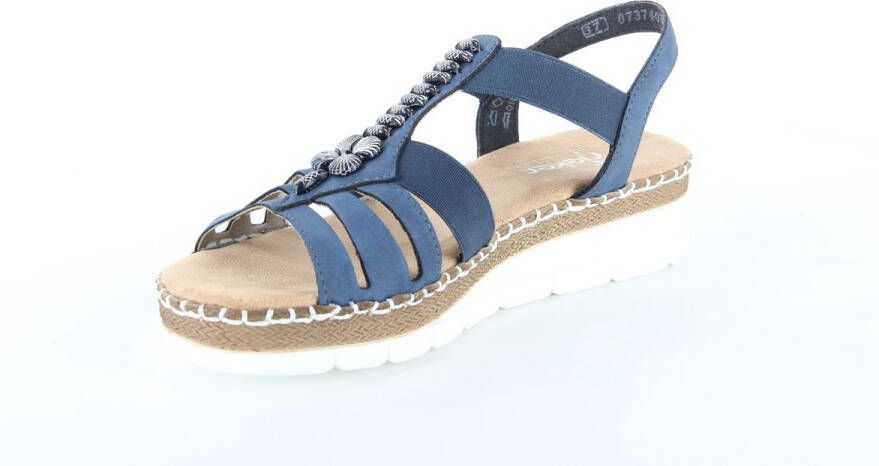 Rieker -Dames blauw donker sandalen