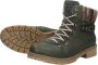 Rieker Veterboots Groen Textiel 172248 Dames - Thumbnail 10