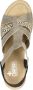 Rieker Elegante Comfortabele Sandalette Zwart Zilver Multicolor - Thumbnail 12