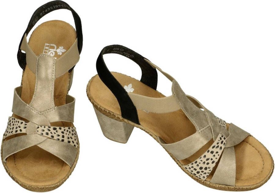 Rieker -Dames brons sandalen