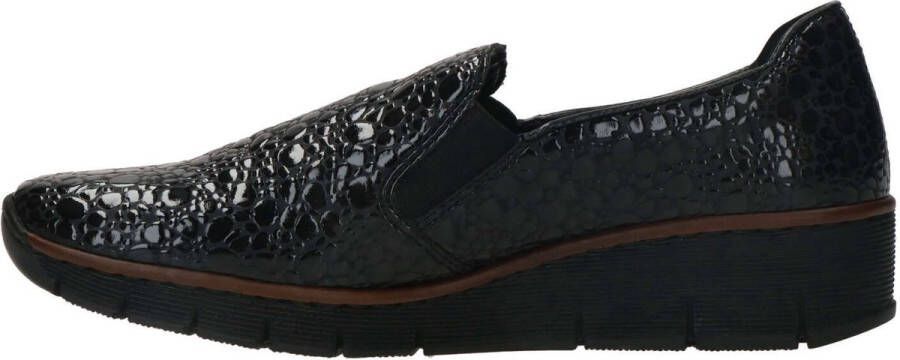 Rieker Elegante Grijze Gesloten Loafers Damesschoenen Black Dames - Foto 10