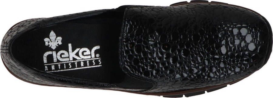Rieker Elegante Grijze Gesloten Loafers Damesschoenen Black Dames - Foto 11