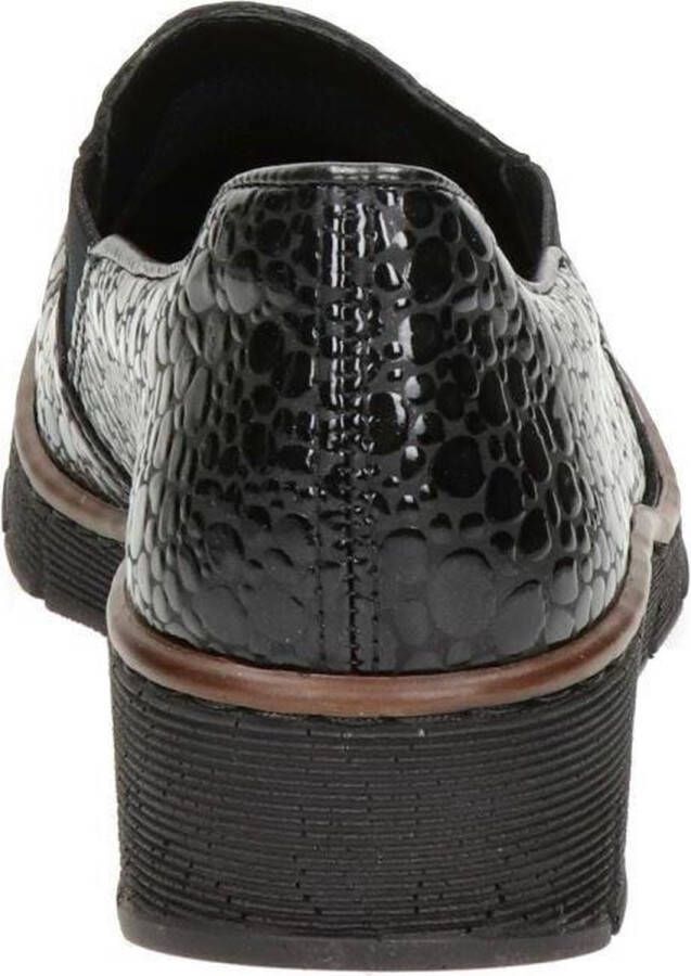Rieker Elegante Grijze Gesloten Loafers Damesschoenen Black Dames - Foto 13