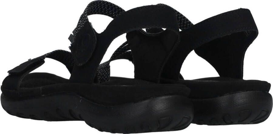 Rieker Dames Sandaal 64870-00 Zwart