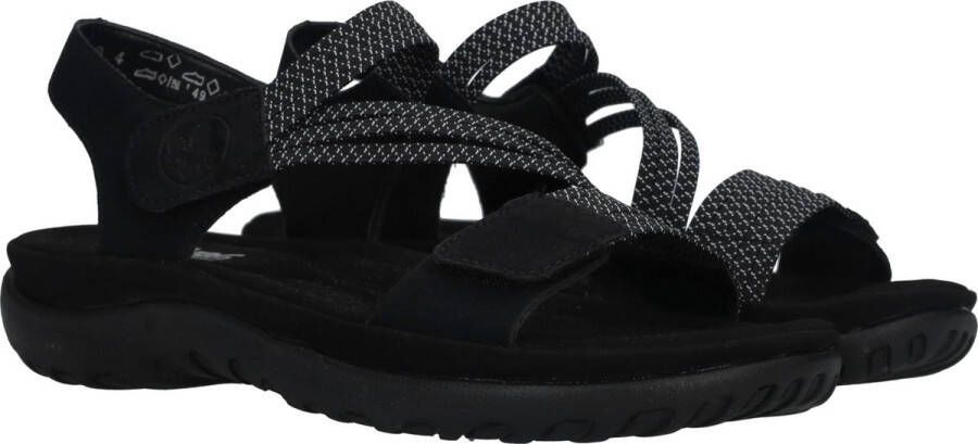 Rieker Dames Sandaal 64870-00 Zwart