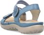Rieker Blauwe Comfort Sandaal met Klittenbandsluiting Blue Dames - Thumbnail 5