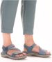 Rieker Blauwe Comfort Sandaal met Klittenbandsluiting Blue Dames - Thumbnail 8