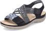 Rieker Sandalen zomerschoen sandaal sleehak met gevlochten bandage - Thumbnail 9