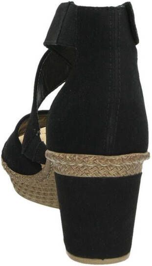 Rieker Dames sandalen Hak zwart