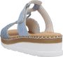 Rieker -Dames blauw licht slippers & muiltjes - Thumbnail 6