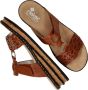 Rieker Heren Cognac Synthetische Slipper Bruin Heren - Thumbnail 13