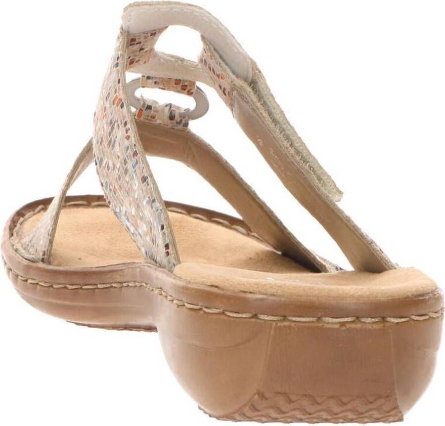 Rieker Kleurrijke Slipper met Zacht Voetbed Multicolor Dames - Foto 15