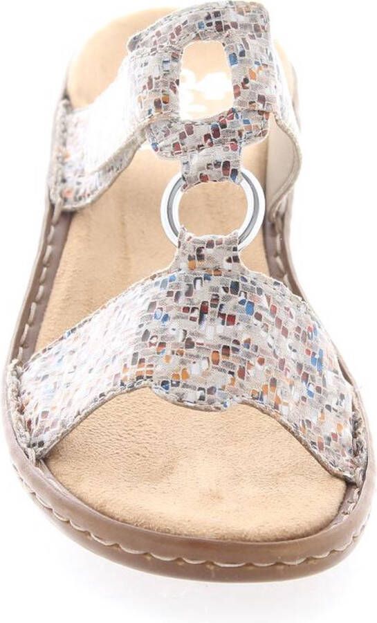 Rieker Kleurrijke Slipper met Zacht Voetbed Multicolor Dames - Foto 8