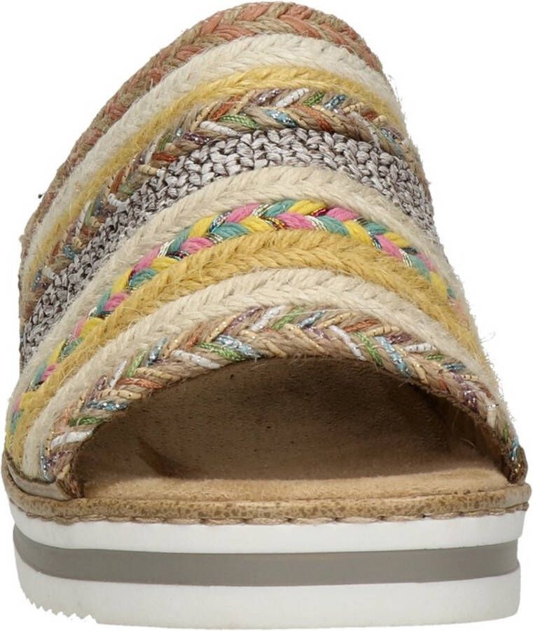 Rieker Kleurrijke comfortabele sliders voor dames Multicolor Dames - Foto 5