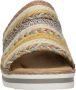 Rieker Kleurrijke comfortabele sliders voor dames Multicolor Dames - Thumbnail 5