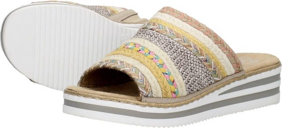 Rieker Kleurrijke comfortabele sliders voor dames Multicolor Dames - Foto 13