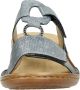 Rieker 60885 12 slipper Blauw Dames - Thumbnail 5