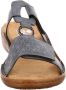 Rieker 60885 12 slipper Blauw Dames - Thumbnail 12