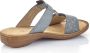 Rieker 60885 12 slipper Blauw Dames - Thumbnail 13