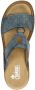 Rieker 60885 12 slipper Blauw Dames - Thumbnail 15