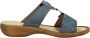 Rieker Dames slippers Open Teen licht blauw - Thumbnail 6