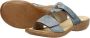 Rieker Dames slippers Open Teen licht blauw - Thumbnail 3