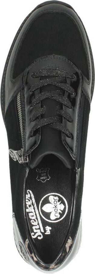 Rieker dames sneaker Zwart