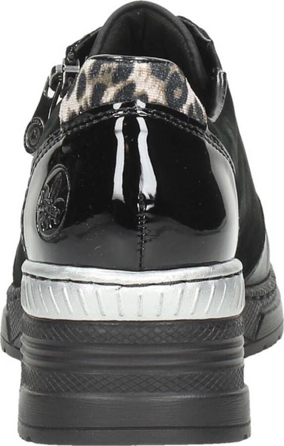 Rieker dames sneaker Zwart