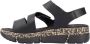 Rieker Sandalen zomerschoen sandaal sleehak met klittenbandsluitingen - Thumbnail 4
