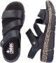 Rieker Sandalen zomerschoen sandaal sleehak met klittenbandsluitingen - Thumbnail 5