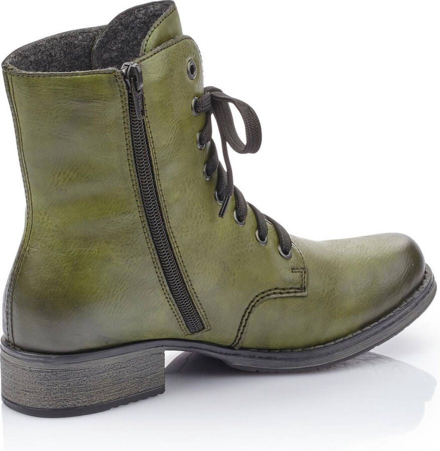Rieker dames veterboot Kaki